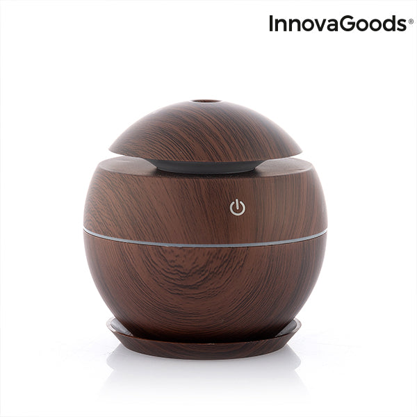 Houtlook Mini Luchtbevochtiger & Aromadiffuser – InnovaGoods
