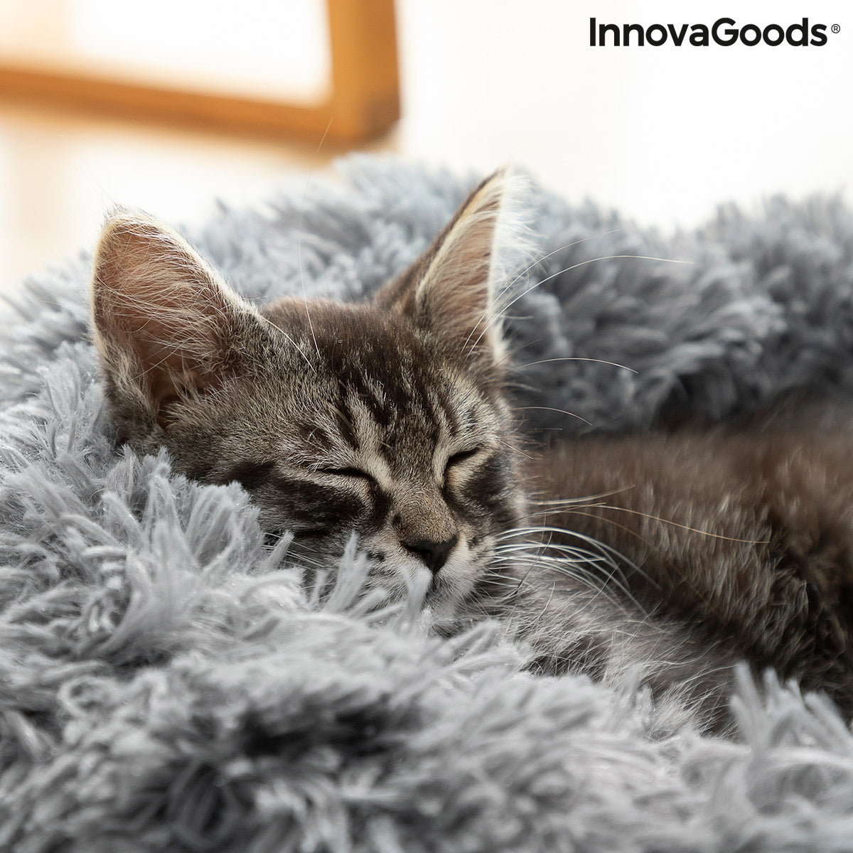 ''Heerlijk onstpannen knuffelbed voor uw hond of kat van InnovaGoods'' Ø 60 cm