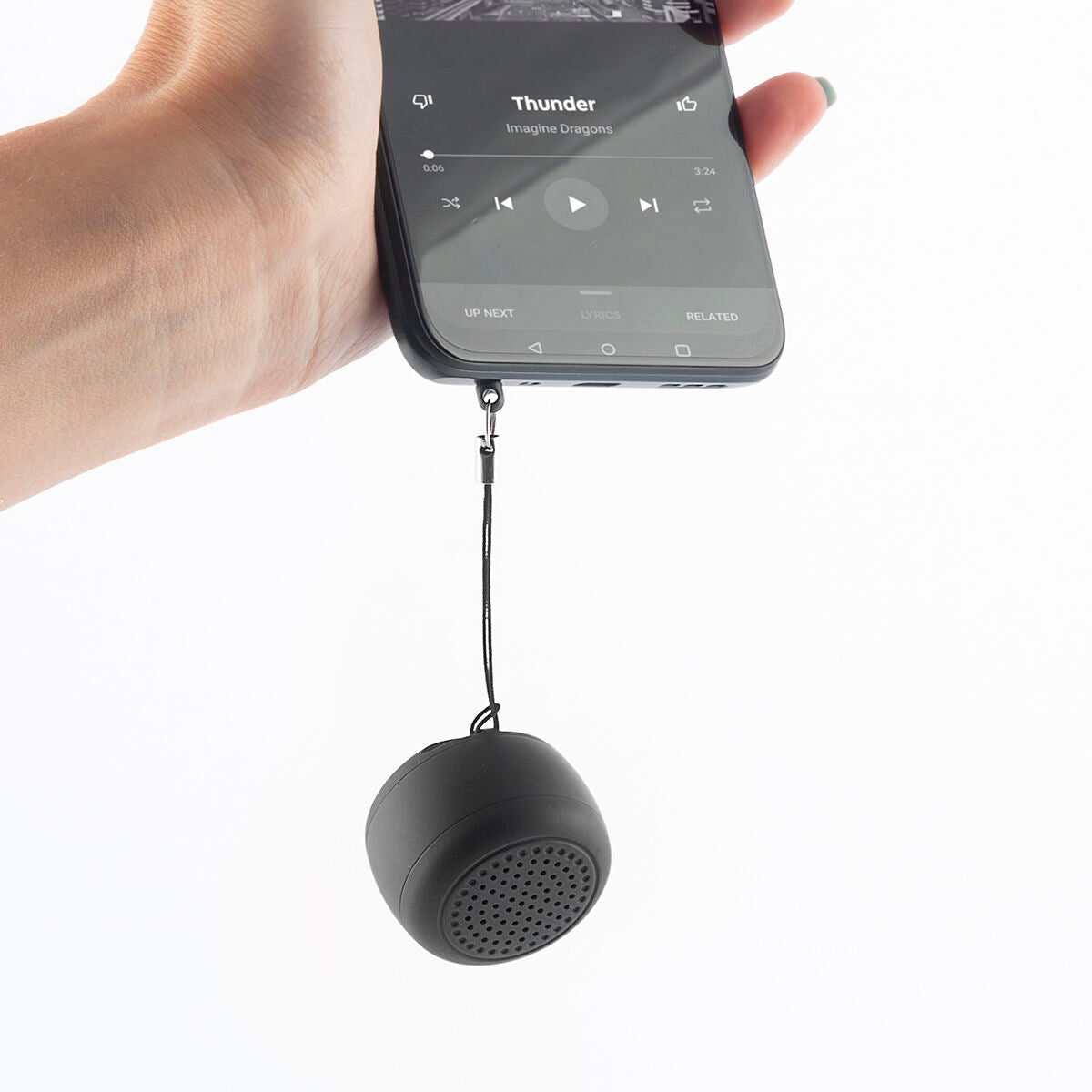 "Overal Muziek & Selfies – Draagbare Mini Speaker Miund InnovaGoods"