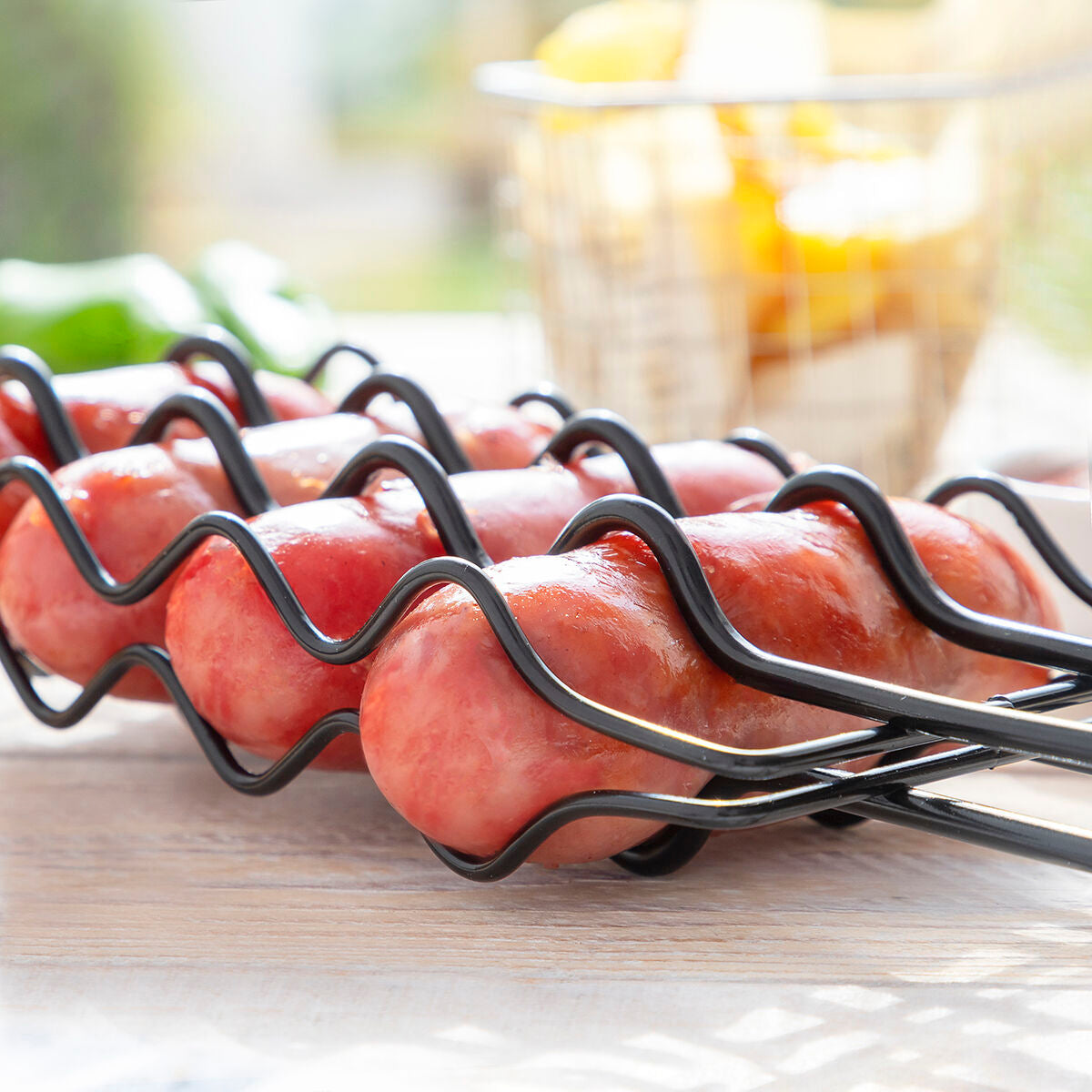 "4 Worstjes Tegelijk Grillen β Sosket InnovaGoods"