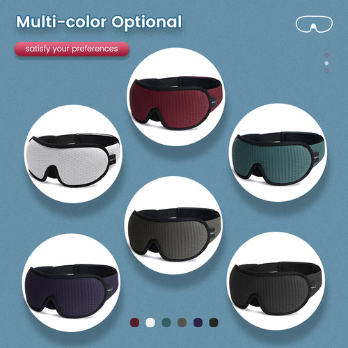 “3D Slaapmasker – Blokkeert Licht | Zacht Gevoerd & Comfortabel”