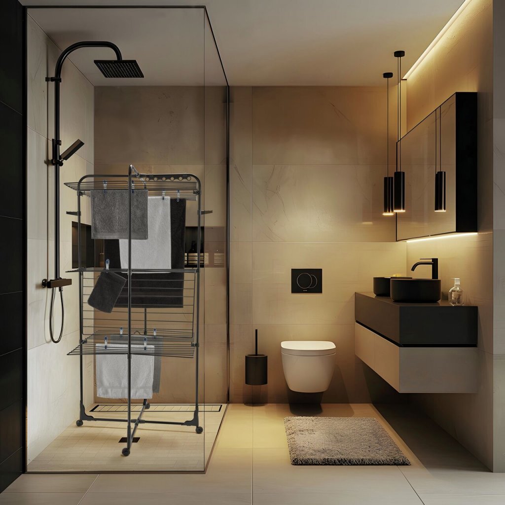 Leifheit 81471 Classic Droogtoren 34 M Drooglengte Zwart