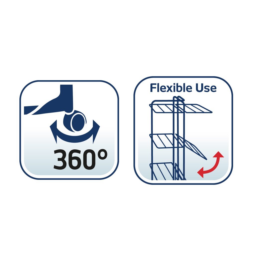 Leifheit 81471 Classic Droogtoren 34 M Drooglengte Zwart