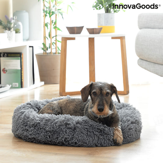 ''Heerlijk onstpannen knuffelbed voor uw hond of kat van InnovaGoods'' Ø 60 cm