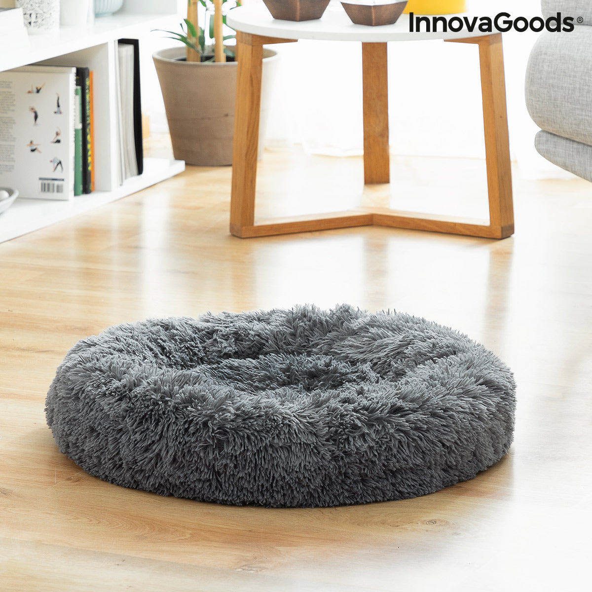 ''Heerlijk onstpannen knuffelbed voor uw hond of kat van InnovaGoods'' Ø 60 cm