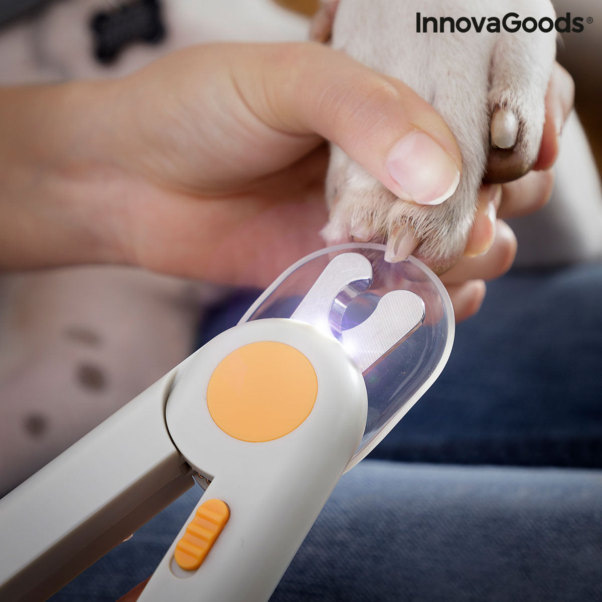 Veilige LED Nagelknipper voor Hond & Kat – Clipet InnovaGoods