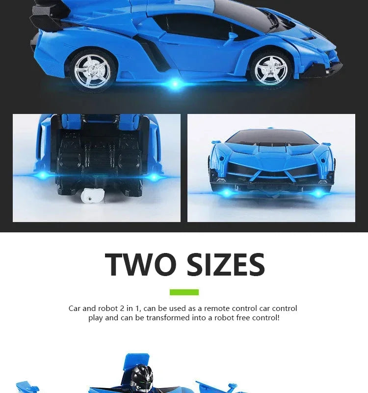🚗✨ One-Touch Transformer Auto – Van Sportwagen naar Robot in 1 Klik