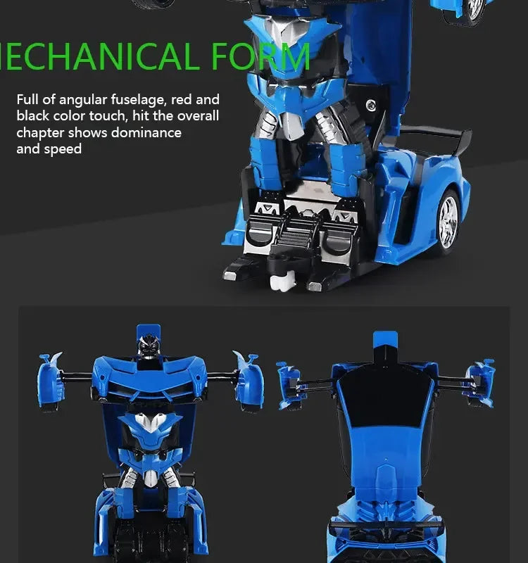 🚗✨ One-Touch Transformer Auto – Van Sportwagen naar Robot in 1 Klik