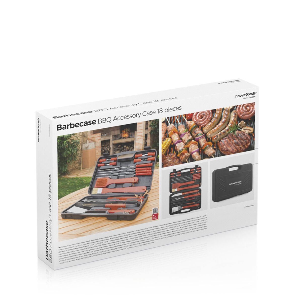 Barbecue Gereedschapskoffer – 18-delig, InnovaGoods Barbecase