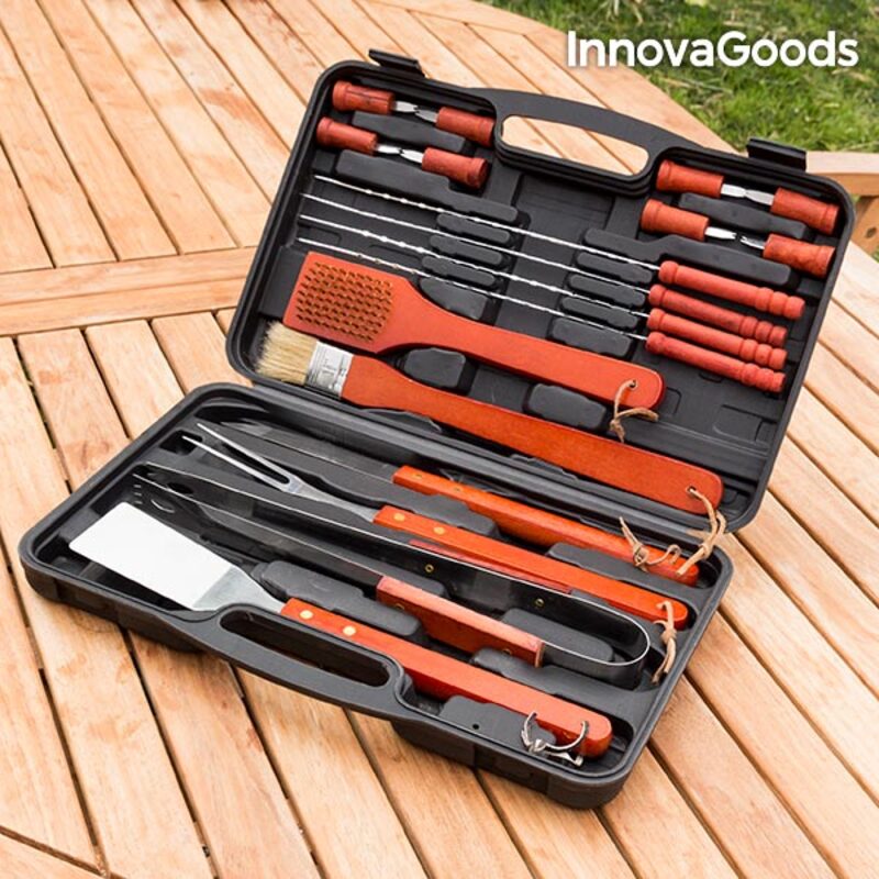 Barbecue Gereedschapskoffer – 18-delig, InnovaGoods Barbecase