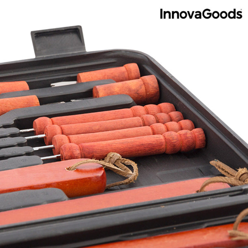 Barbecue Gereedschapskoffer – 18-delig, InnovaGoods Barbecase