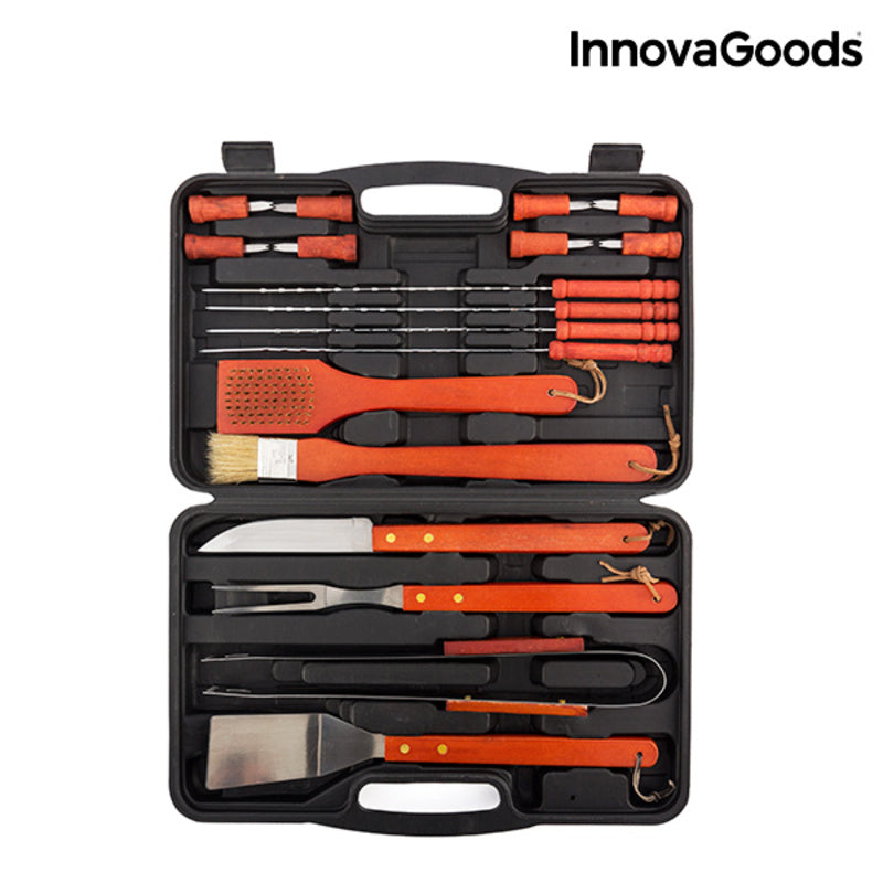 Barbecue Gereedschapskoffer – 18-delig, InnovaGoods Barbecase