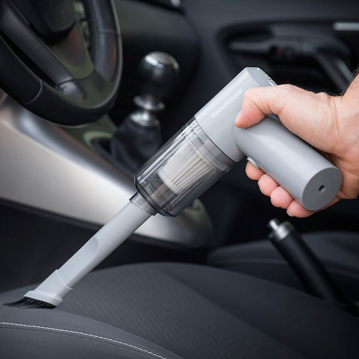 "Krachtige Draadloze Handstofzuiger voor Huis & Auto – Recuum"