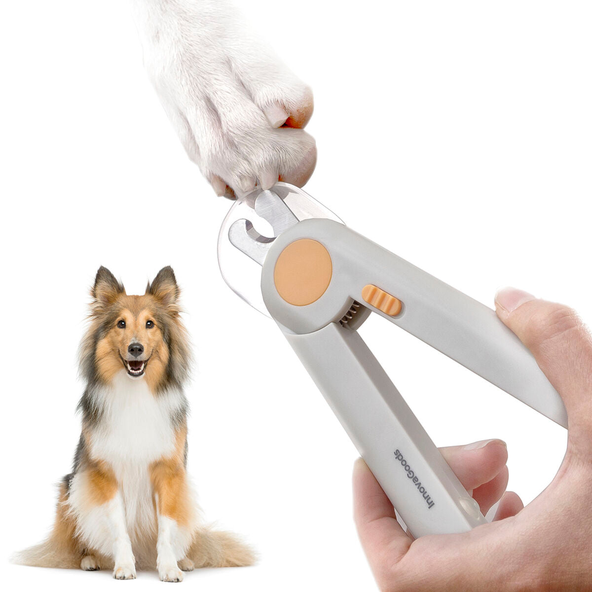 Veilige LED Nagelknipper voor Hond & Kat – Clipet InnovaGoods