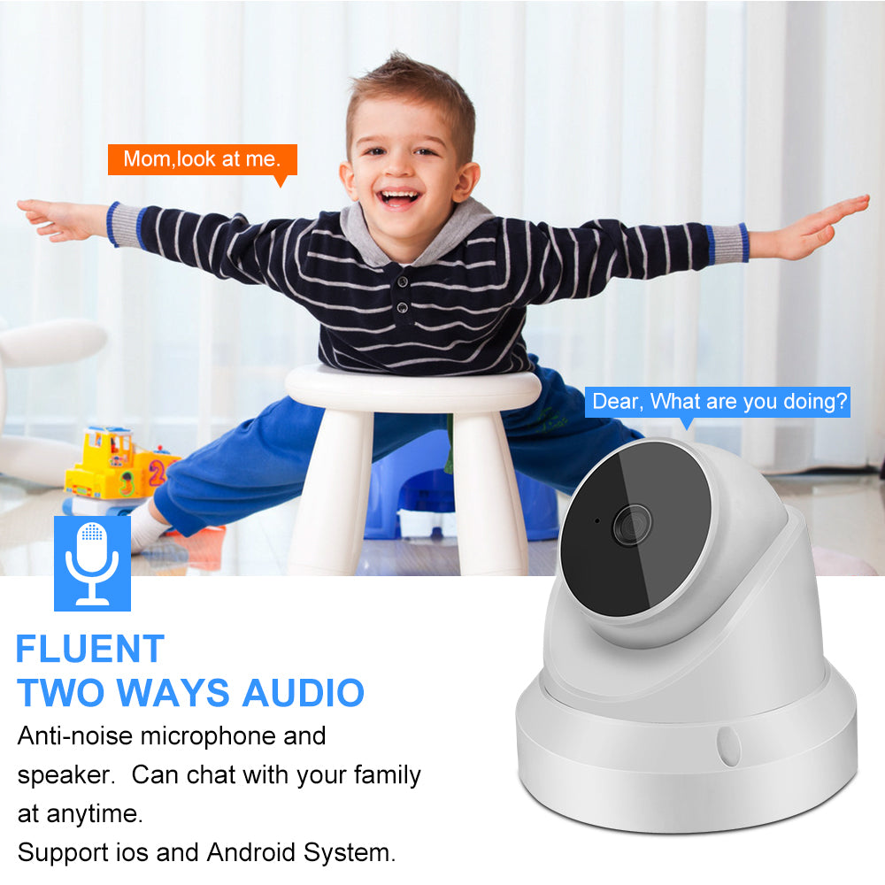 Slimme WiFi Camera - Beveiliging en Babyfoon in één''