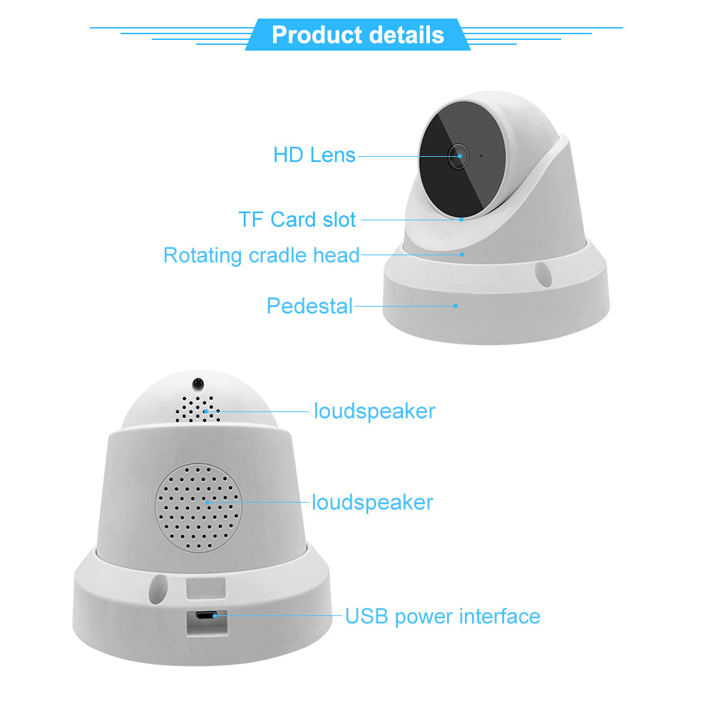 Slimme WiFi Camera - Beveiliging en Babyfoon in één''