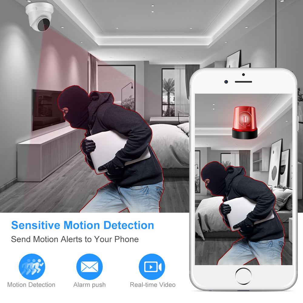 Slimme WiFi Camera - Beveiliging en Babyfoon in één''
