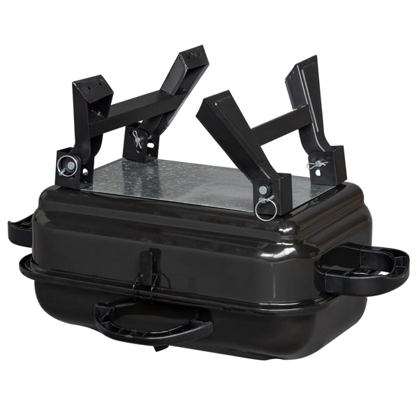 ✅ Draagbare Houtskool BBQ & Smoker – Opvouwbare Tafelbarbecue met Deksel