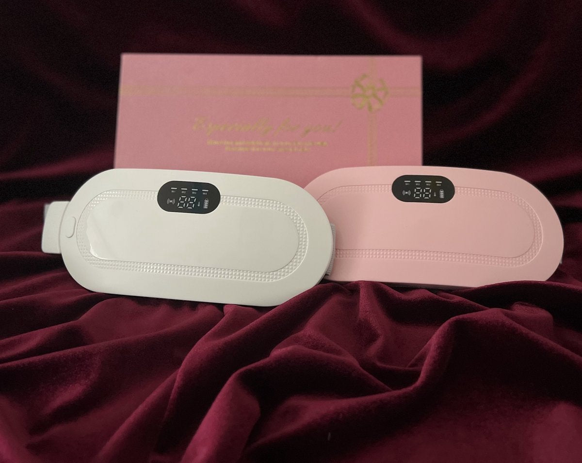 Menstruatie verwarmingspad met massagefunctie